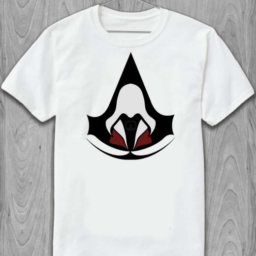 Футболка PrintBro Assassin's Creed logo PG05749 Білий