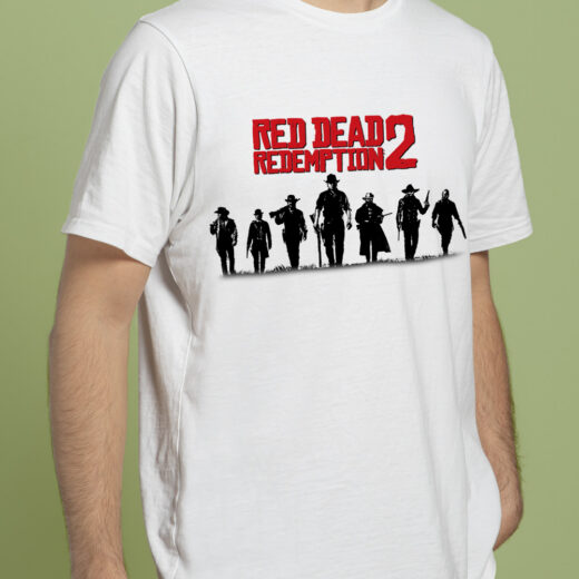 Футболка PrintBro Red dead redemption 2 PG04144 Білий