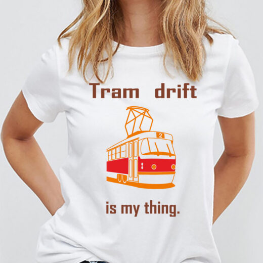 Футболка PrintBro Tram drift - is my thing PG05242 goodreclama Білий