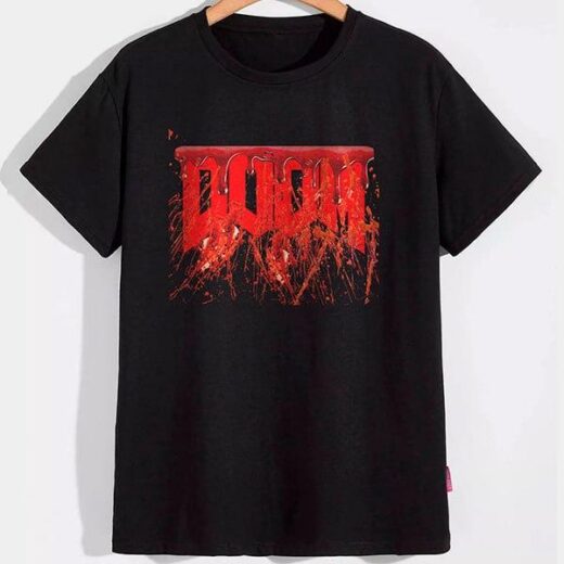 Футболка PrintBro Doom Red picture PG07147 Чорний