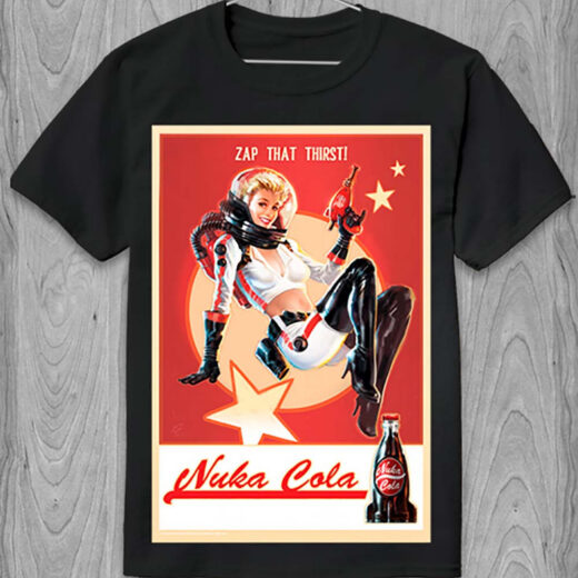 Футболка PrintBro Fallout 4 Nuka Cola Poster PG05650 Чорний