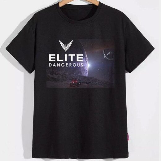 Футболка PrintBro Elite Dangerous: Покорювач Галактик PG07142 Чорний