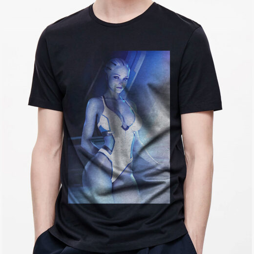 Футболка PrintBro Mass Effect персонаж PG065751 Чорний