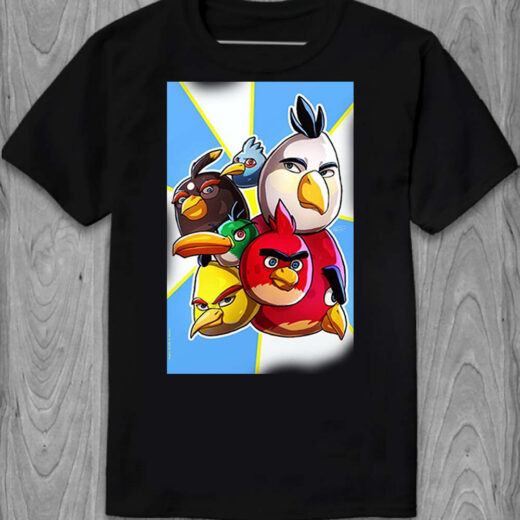 Футболка PrintBro Відеогра Angry Birds PG05735 goodreclama Чорний