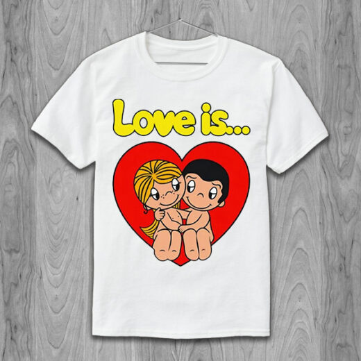 Футболка PrintBro Love is... PG05069 goodreclama Білий