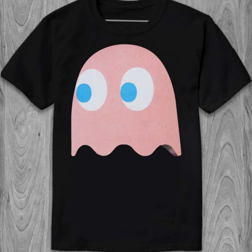 Футболка PrintBro Pac-Man Sticky Notes Single Ghost PG05766 Чорний