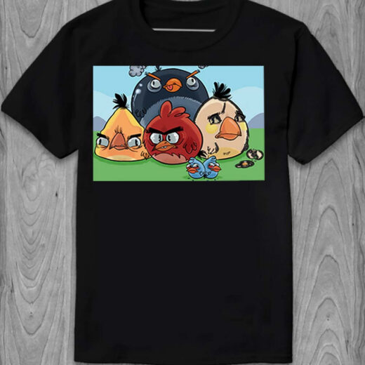 Футболка PrintBro Angry Birds PG05734 Чорний