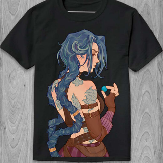 Футболка PrintBro League Of Legends girl PG05666 Чорний