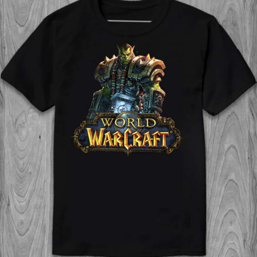 Футболка PrintBro World of Warcraft Logo PG05872 Чорний