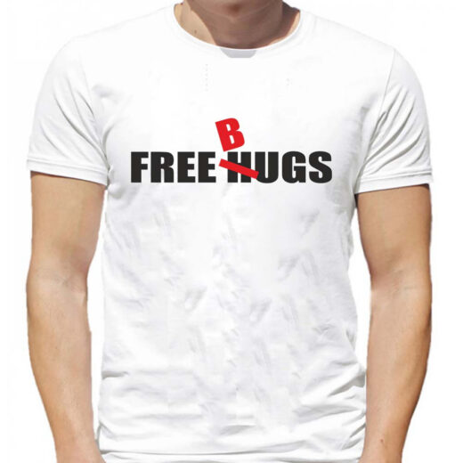 Футболка PrintBro Free hugs - Free bugs PG05554 goodreclama Білий