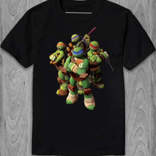 Футболка PrintBro Черепашки Ніндзя - Ninja Turtles PG05310 Чорний