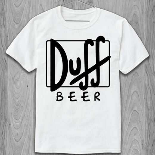 Футболка PrintBro Duff Beer Сімпсоні PG06602 Білий