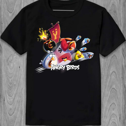 Футболка PrintBro Angry Birds Space PG05739 Чорний
