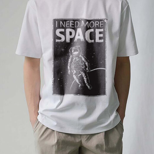Футболка PrintBro I need more space PG02175 goodreclama Білий