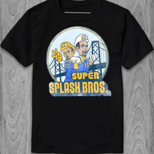 Футболка PrintBro Super splash bros PG05721 Чорний