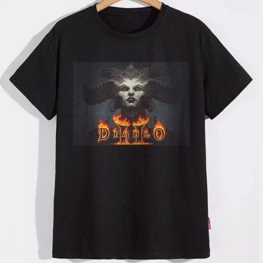Футболка PrintBro Diablo Lilit PG07165 Чорний