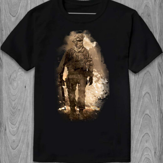 Футболка PrintBro Call of Duty: Modern Warfare II PG05755 Чорний