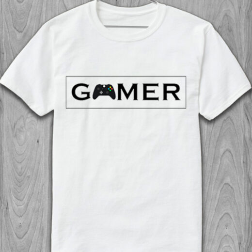 Футболка PrintBro Gamer PG05661 Білий