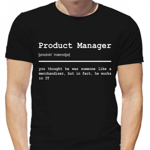 Футболка PrintBro Product manager PG05569 goodreclama Чорний