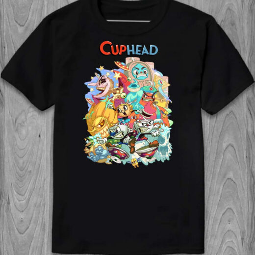 Футболка PrintBro Cuphead heroes PG05985 Чорний