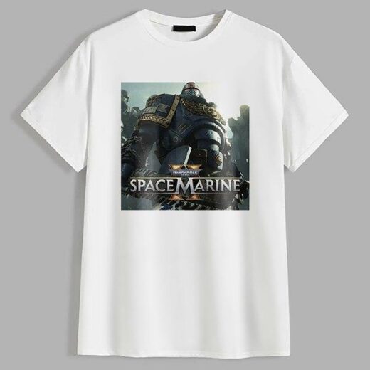 Футболка PrintBro Warhammer SpaceMarine PG07210 Білий