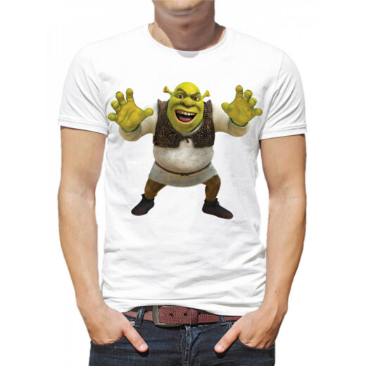 Футболка PrintBro чоловіча Shrek PG00057 Білий