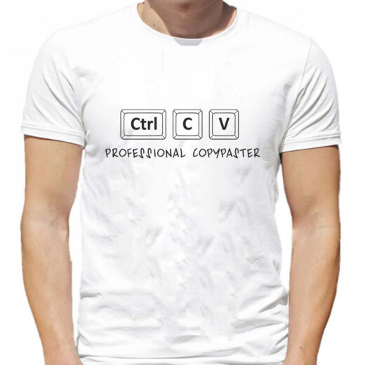 Футболка PrintBro Professional copypaster PG05570 goodreclama Білий