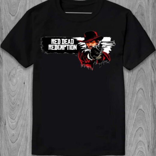 Футболка PrintBro Red Dead Redemption - Джон Марстон PG05851 Чорний
