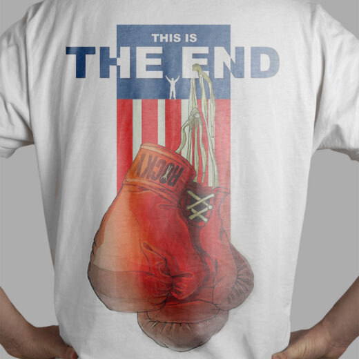 Футболка PrintBro чоловіча The end PG02711 goodreclama Білий
