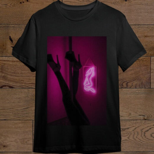 Футболка PrintBro Pole Dance. Neon PG03172 goodreclama Чорний