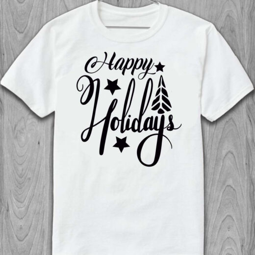 Футболка PrintBro Happy Holidays PG06112 Білий