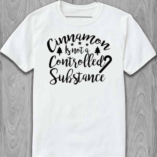 Футболка PrintBro Cinnamone не controlled substance PG06108 Білий