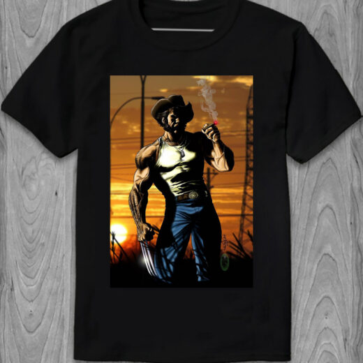 Футболка PrintBro чоловіча Wolverine Росомаха (персонаж) PG02484 Чорний