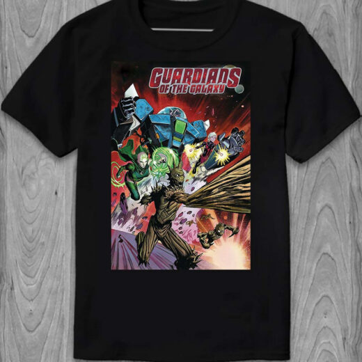 Футболка PrintBro чоловіча Вартові Галактики Guardians of the Galaxy (2019) #11 PG02321 Чорний