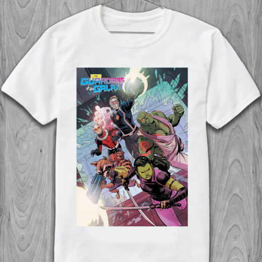 Футболка PrintBro чоловіча Вартові Галактики All-New Guardians of the Galaxy #12 PG02311 Білий