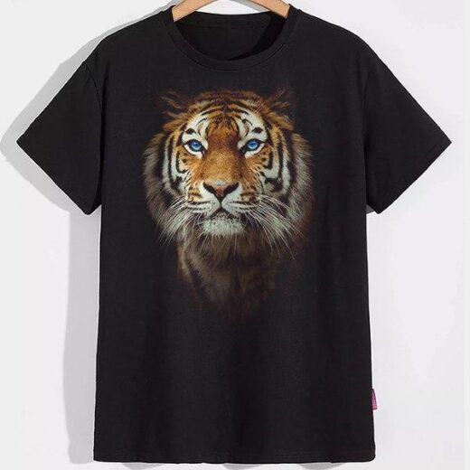 Футболка PrintBro чоловіча Beautiful Tiger PG08011 goodreclama Чорний