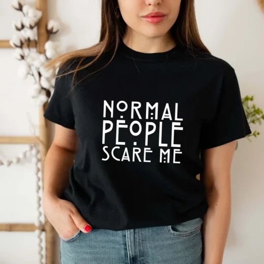 Футболка PrintBro American Horror Story — Normal People Scare Me