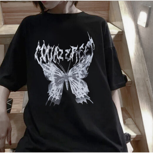 Футболка PrintBro Gothic butterfly