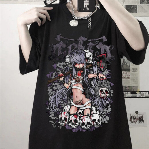 Футболка PrintBro Gothic Girl Art.001