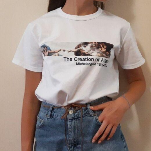 Футболка PrintBro The Creation of Adam Michelangelo