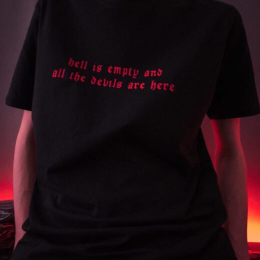 Футболка PrintBro з написом Devils are here