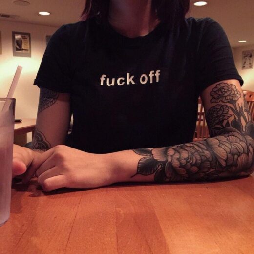 Футболка PrintBro FUCK OFF Art.001
