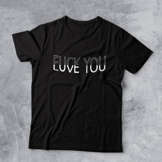 Футболка PrintBro Fuck you/love you