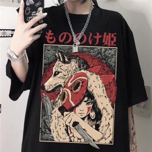 Футболка PrintBro Принцеса Мононоке unisex Art.004