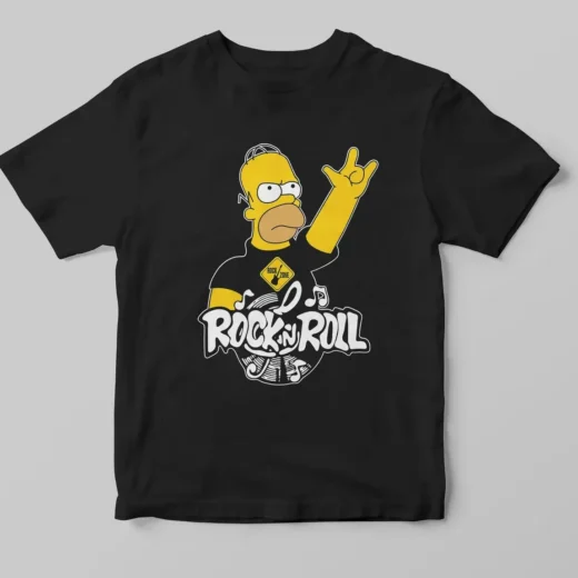Футболка PrintBro Rock n roll Гомер