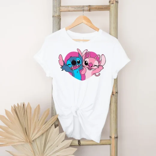 Футболка PrintBro Stitch and Angel Art.001