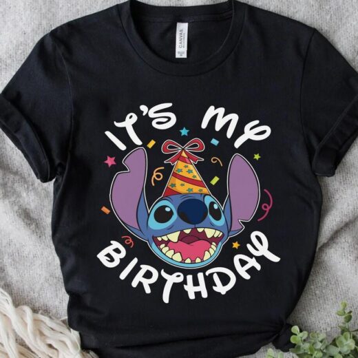 Футболка PrintBro Стіч — Its my Birthday