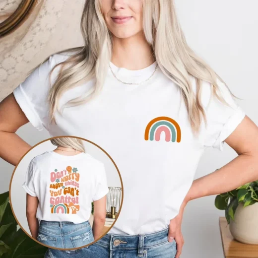 Футболка PrintBro Don't Worry Retro Boho
