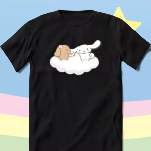 Футболка PrintBro Hello Kitty Синнаморол Куромі unisex Art.003