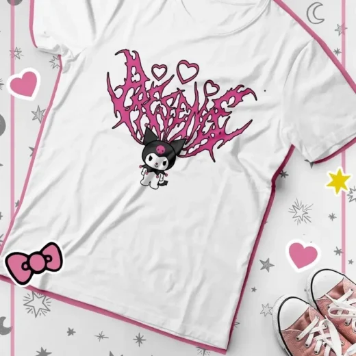Футболка PrintBro Hello Kitty Kuromi
